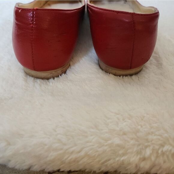 Valentino Red Leather Flats